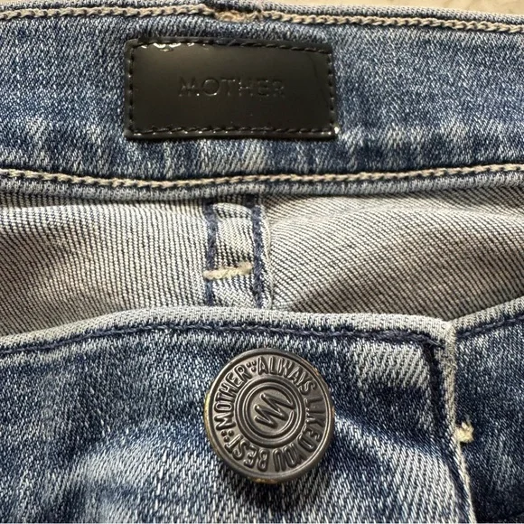 MOTHER The Mid Rise Dazzler Ankle Jeans in We The Animals Size 27 - Picture 2 of 12